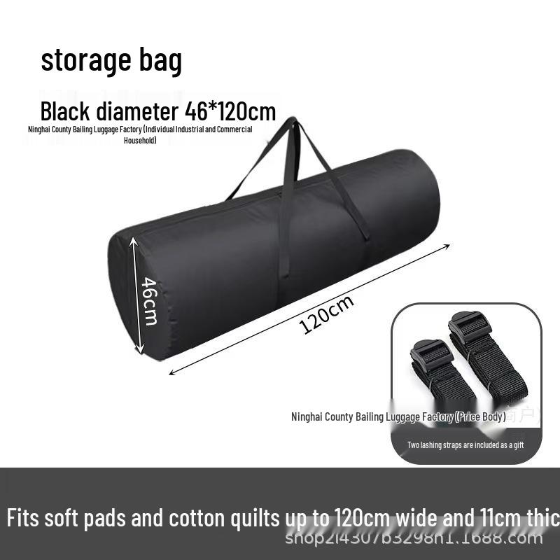 Waterproof Oxford Cloth Fishing Gear Bag: Outdoor Handbag for Rods, Reels, Lures, and Tent Storage.