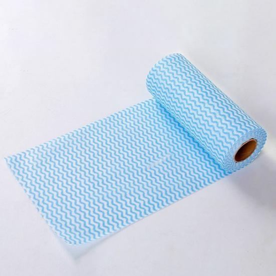 1 Roll Dish Cloth Single-use Lint Free Absorbent Non Woven Fabric Disposable Bowl Plate Washing Rag Kitchen Washcloth Daily Use