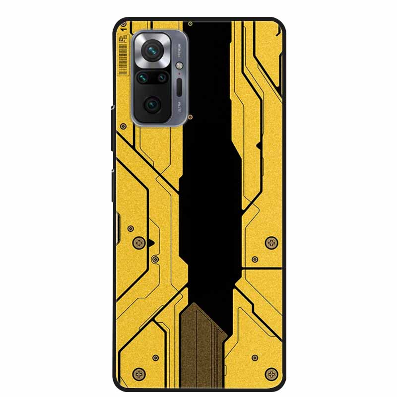 Per Xiaomi Redmi Note 10 Pro Custodia Moda Morbido Silicone Cover per Telefono per Redmi Note10 Pro Max Coque M2101K6G Paraurti Cool Funda