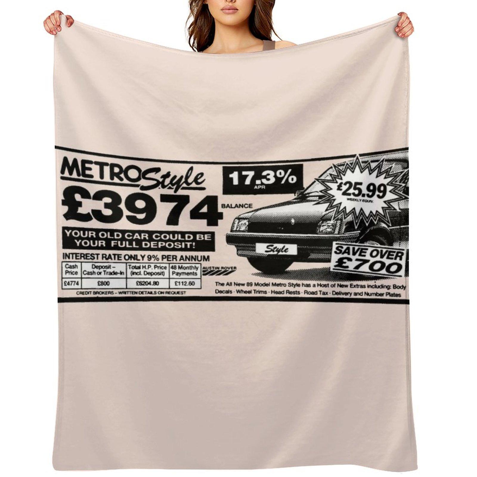 AUSTIN ROVER METRO Throw Blanket Thermal cosplay anime Picnic Large Blankets 30x40in