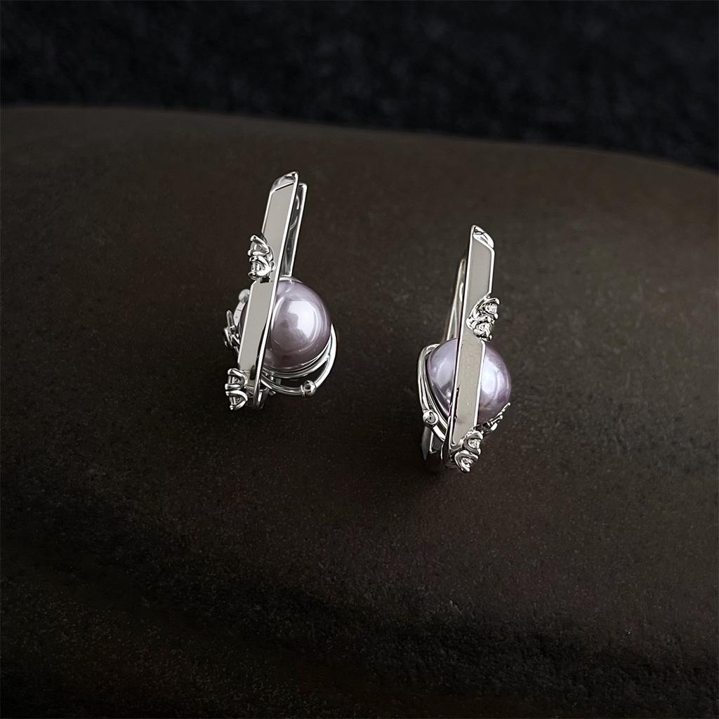 Vergoldete Sternenstaub Zirkon Perlen Planeten Ohrringe - High-End, Einzigartiges, Süßes und Cooles Design