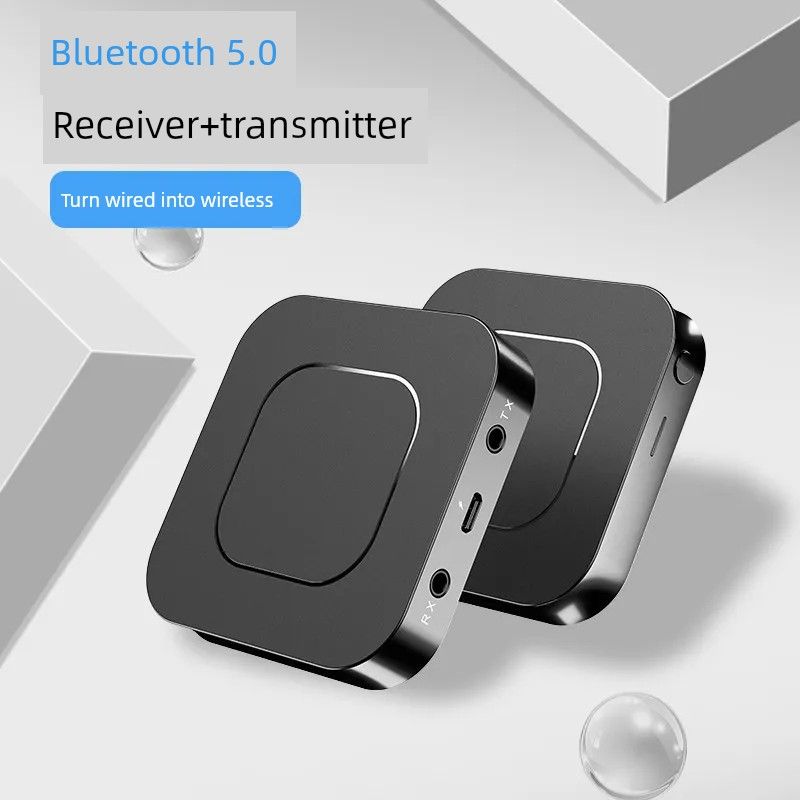 5.0 Bluetooth Receiver Two-In-One 3.5mm Computer Tv Wireless Audio Receiving and Transmitting Bluetooth Adapter