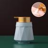 European Style 400ml Portable Soap Dispenser Shampoo Pack Gold Press Ceramic Lotion Bottle Toilet Kitchen Bathroom Accessories