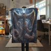 Viking Battle Axe pattern Flannel Blanket, High quality Comfortable for All Seasons, Home Decor, Warmth and Comfort, Perfect for Gifts.