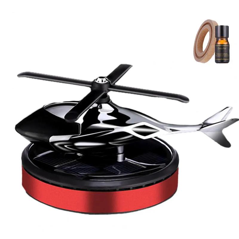 

Солнечный автомобильный освежитель воздуха Солнечный вертолетный автомобильный освежитель воздуха Долговечный аромат Дезодорант Аромадиффузор Авиационный декор красный