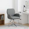 Swivel Chair 54 X 58 X 90 Cm Dark Gray Fabric