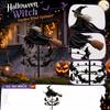 Halloween Heks Tuinmolen met Thema voor Buiten Tuindecoratie