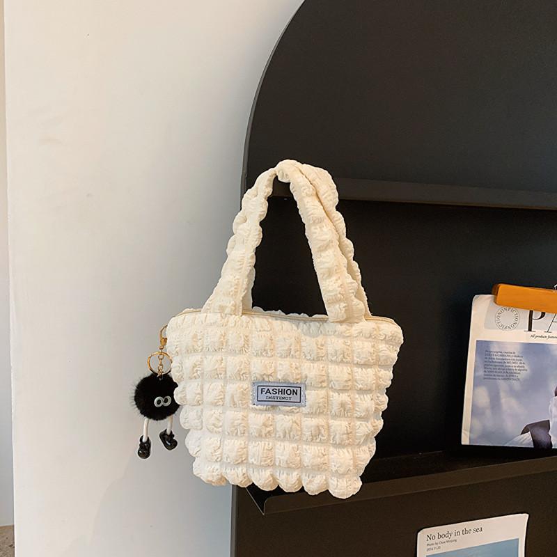 Chic Canvas Handbag For Women Trendy Summer Small Square Bag In Multiple Colors