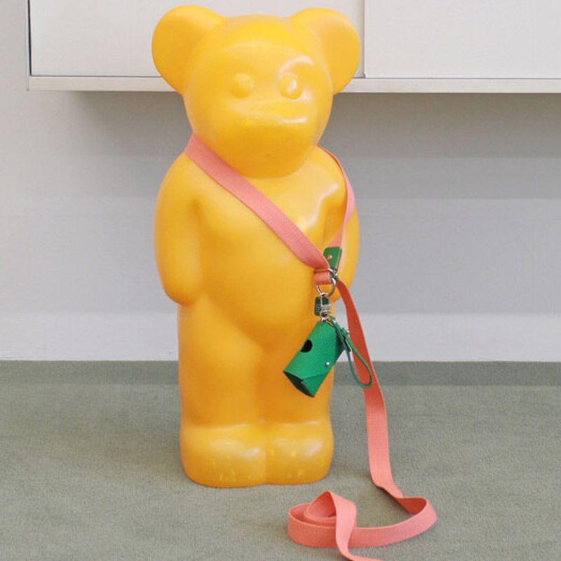 MAISON DE MIU 4-Way Leash Coral/Green