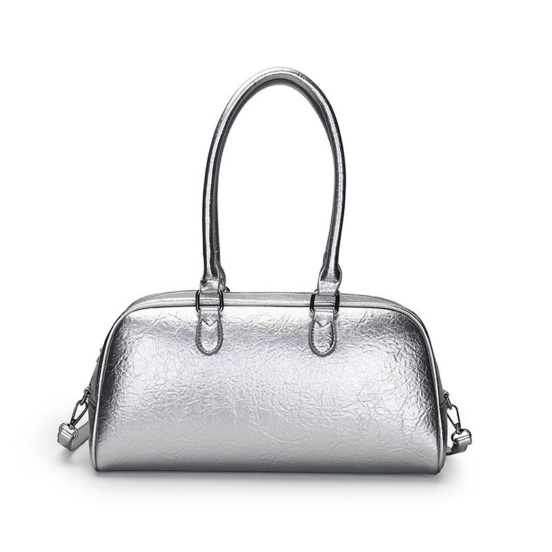 

2025 versatile handbag underarm bagniche oil picofarad stick women s shoulder messenger bag fashion women s bag серебряный