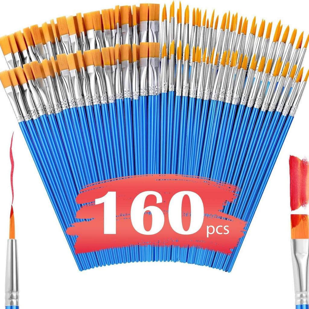 Set di Pennelli Digitali in Nylon per Bambini per Dipingere e Colorare