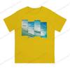 Crazy Wave Tube Panels Large Printed Cotton Unisexs Tshirt Short Sleeve Tshirts  Hipster Tops