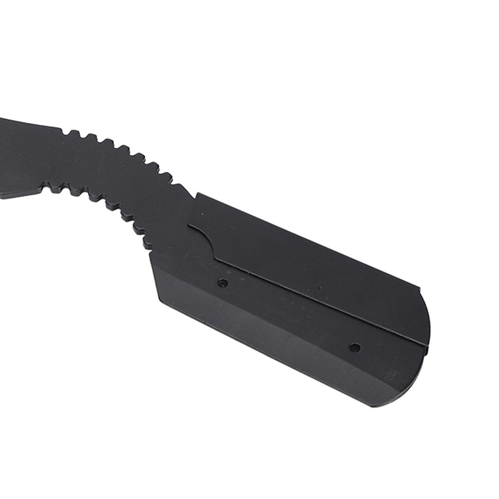 Oldfashioned Straight Edge Razor Men's Foldable Manual Razor Wood Handle Beard Shaver