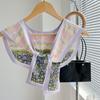 Fashion Scarf Accessories Clothing Accessories Small Shawls Printing Korean Style Scarves Female Shawl Printed Scarf Silk Scarf