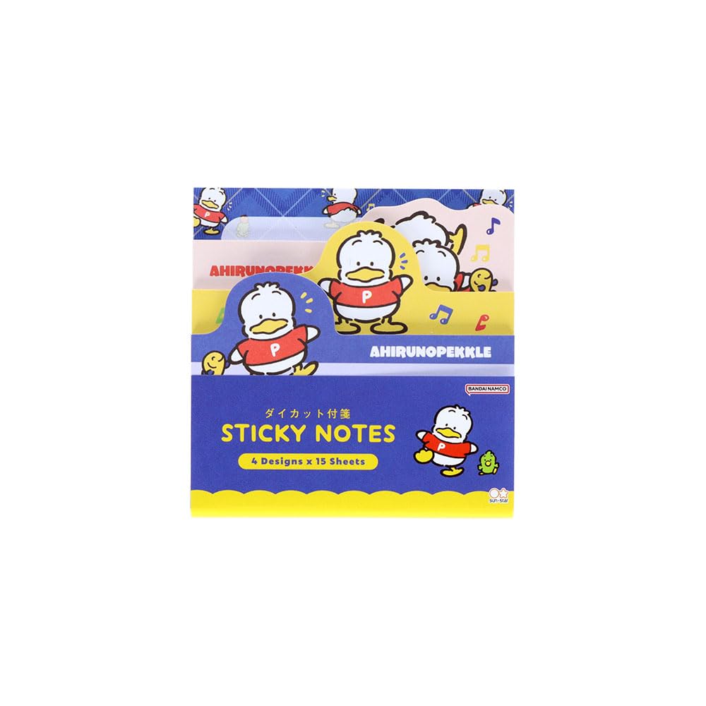 

Stationery Pekkle the Duck Sanrio Characters Sticky Notes Blocks Sun-Star Die-Cut (S2849810)