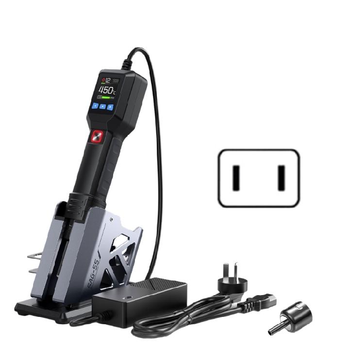 SAG55 550W With Stand BGA Rework LCD Digital Blower Soldering Heater Handheld Hot Air Blower Soldering Repair Tool