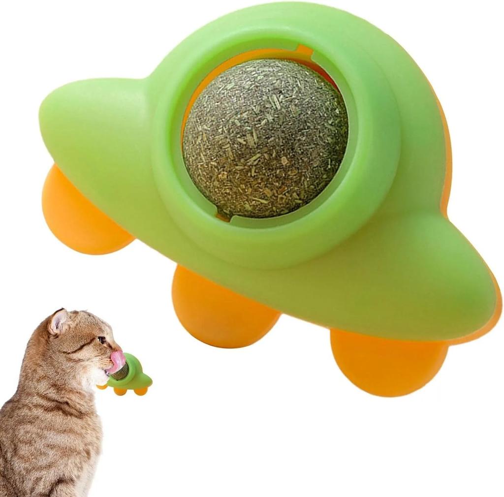 Catnip Balls Toy Funny Lickable Cat Snack Catnip Ball Kitten Playing Chewing Cleaning Teeth Toy For Small Medium Pet Supplies