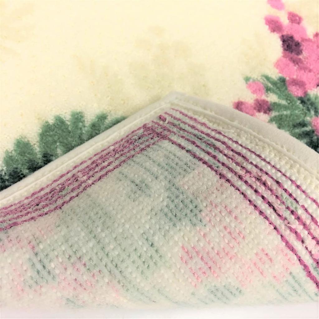 Senko Mimosa Toilet 65 x Floral Odor Made in Product Number 31861 S.D.S Mat, Approx. 65cm, Pink, Print, Antibacterial, Resistant, Japan,