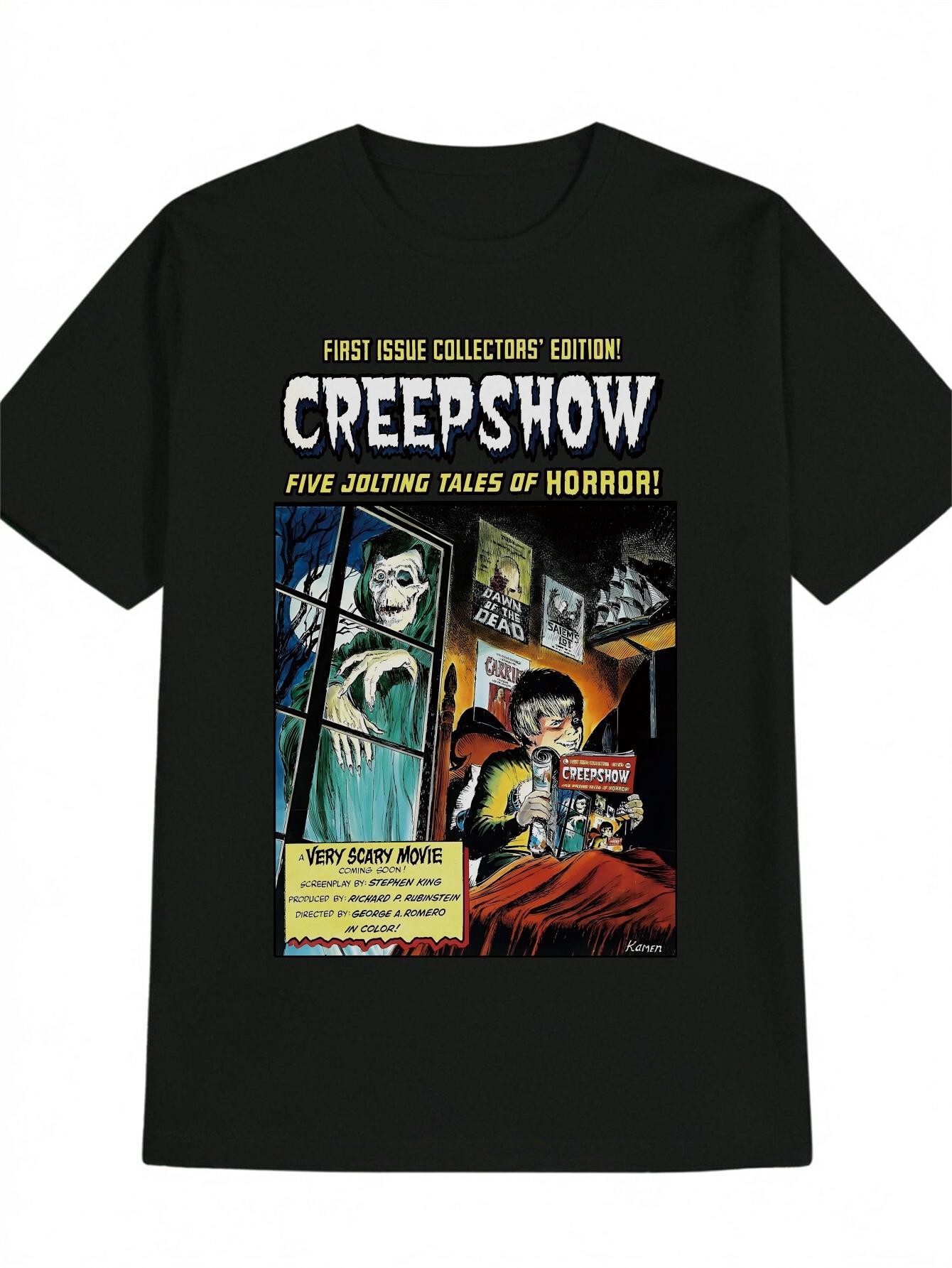 

Horror Movie Graphic T-shirt - Creepshow Five Jolting Tales Collection S