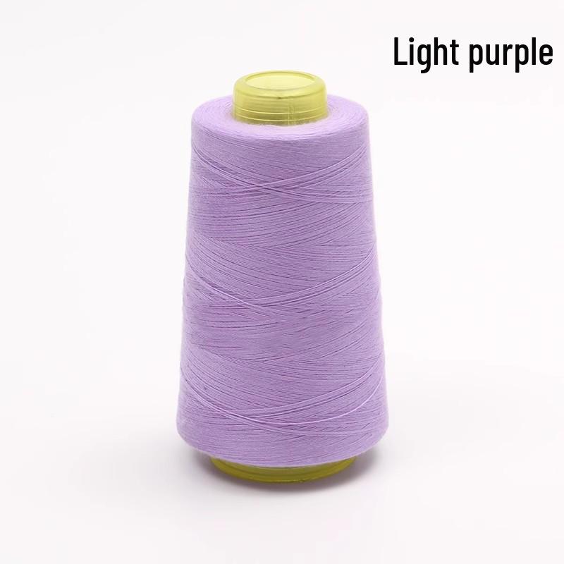 Large Cone of White Polyester Sewing Thread for Machines and Hand Sewing