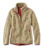 LL Bean Women's Mountain Pile Fleece Jacket, US Fit Regular, Size XS, Sandstone Brown, 1000046361