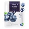 SADOER Blueberry Hydrating Multicare Face Mask 25g 10 Pack Moisturizing Facial Sheet Masks for Skin Hydration and Care