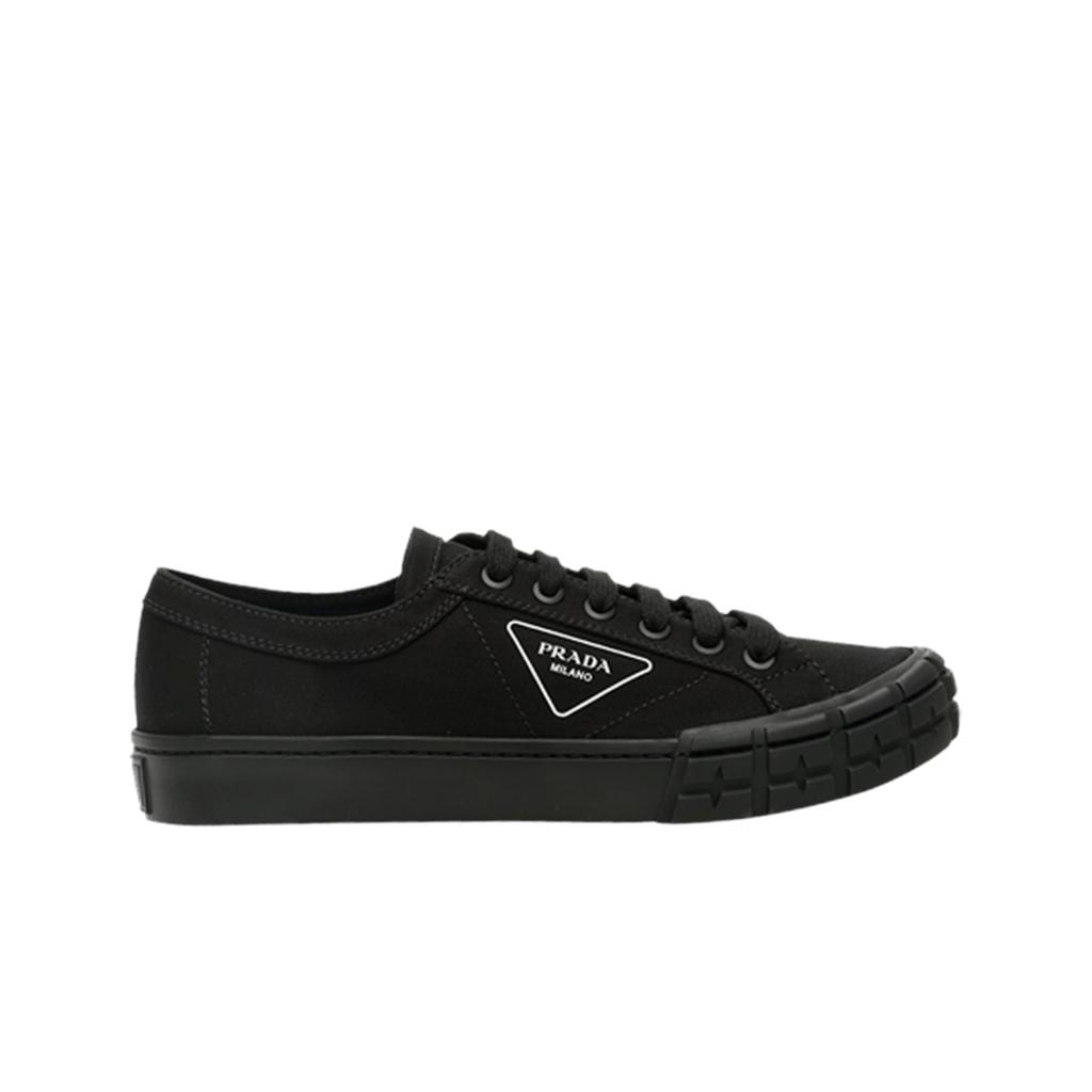 Prada Gabardine Fabric Sneakers Black