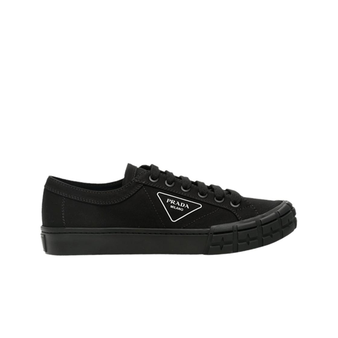 

Prada Gabardine Fabric Sneakers Black UK 7.5