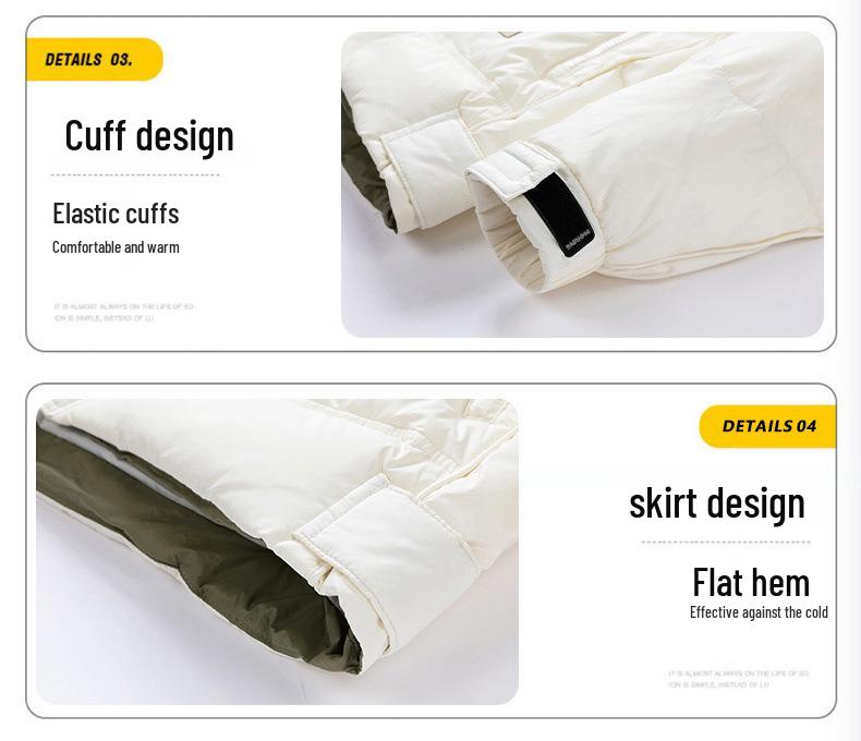 Unisex Stylish Hooded Down Jacket - Inspired by Iconic Duck Style, 85% White Duck Down