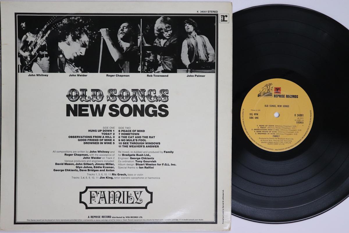 

LP Record FAMILY Old Songs New Songs K34001 REPRISE 1971 UK Rock Used