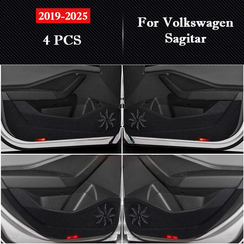 For Volkswagen Sagitar 2012-2026 Car Door Anti Kick Pad Glove Box Protection Sticker Scratch Resistant Film Interior Accessories