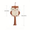 1pc Creative Home Wall Decor Tapestry Wall Decor Hand-woven Owl Tapestry Suitable for Gifts to Friends and Family