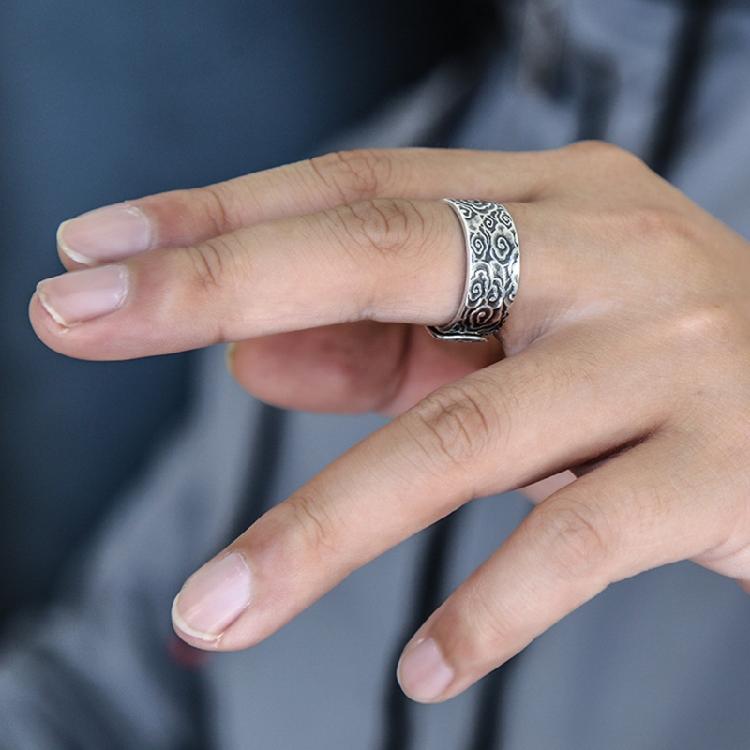 Feng Shui Pixiu Herren Damen Transfer Glücksring Dominanter Zeigefingerring