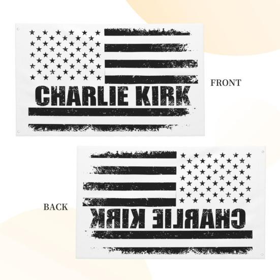 Yousheng Charlie Flag Anti-Wind Double Sided Freedom Banner UV Resistant Patriotic Garden Flag for Outdoor Decoration