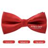 Korean Style Double Layer Polyester Bow Tie for Men & Women – Ideal for Weddings & Formal Events