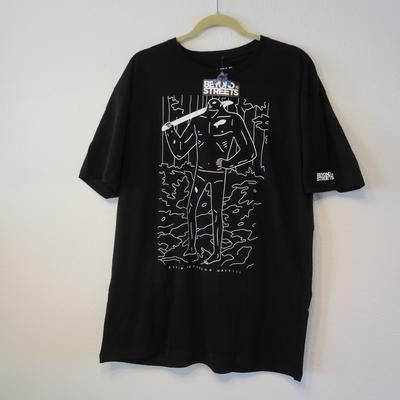 NWT Beyond The Streets X Cleon Peterson Short Sleeve Black T Shirt XL Print Tee Unisex T-Shirt