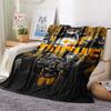Pittsburgh Steelers Print Flannel Blanket, High Quality Comfortable for All Seasons, Home Decor, Warmth and Comfort, Perfect for Christmas Gifts