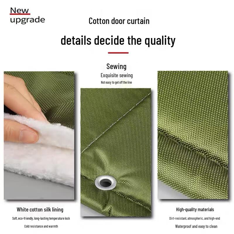 Zhuyun Thickened Insulated Door Curtain with Window