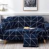 Four Seasons Milk Silk Elastic Sofa Cover - Single/Double Person, All-Inclusive Printed Design