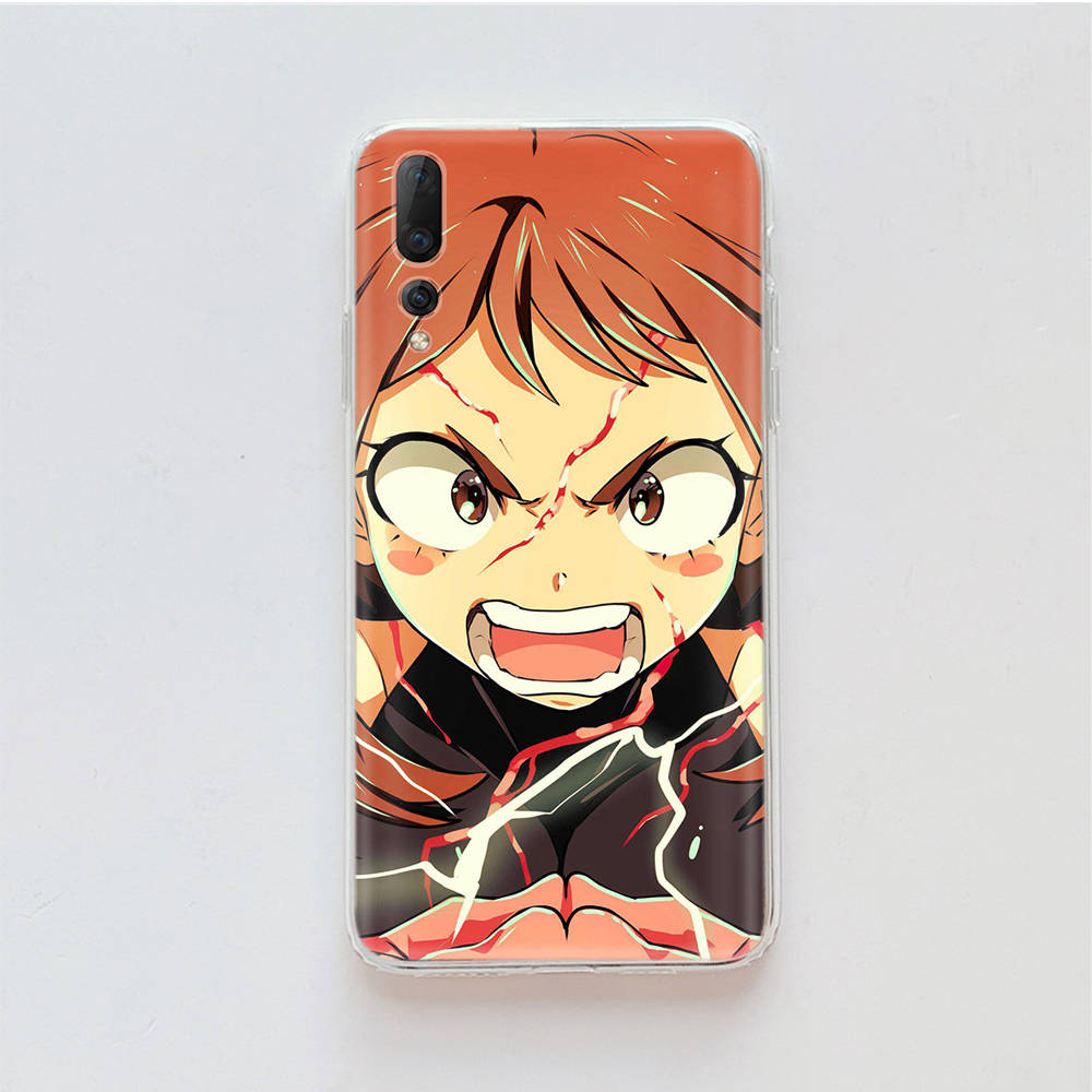 Transparent Case for Samsung A04 A14 A23 M33 M53 Realme 10 9 C35 C55 VIVO X80 Infinix Hot 30 Note 11 Tecno Spark 8P Pro W-49 My Hero Academia