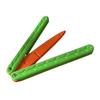 Carrot Knife Foldable Cute Stress Relief Portable High Safety Durable Plastic 3D Printing Knife Toy