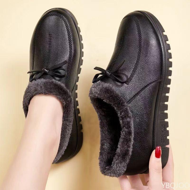 Winter cotton shoes for women soft soles for cold insulation simple comfortable for middle-aged elderly people  women's shoes