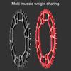 40T/42T/44T/46T/48T/50T/52T Metal Chainring Anodizing High Strength 104BCD Positive Negative Tooth Bicycle Chainwheel Bicycle