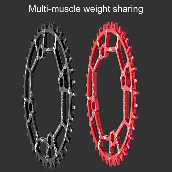 40T/42T/44T/46T/48T/50T/52T Metal Chainring Anodizing High Strength 104BCD Positive Negative Tooth Bicycle Chainwheel Bicycle