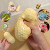 Pinda Appel Stressbal Knapperige Knijpbal Squishy Speelgoed Boterzacht Gevoel Fidget Speelgoed ASMR Sensorisch Anti Stress Speelgoed voor Kinderen &