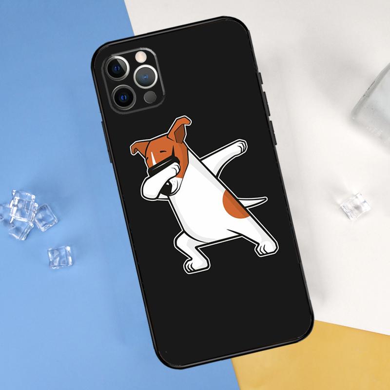 Jack Russell Terrier Hund Handyhülle Für iPhone 16 Pro Max 12 13 Mini 11 14 15 Pro Max XR 16 15 Plus 16e Hülle Schale