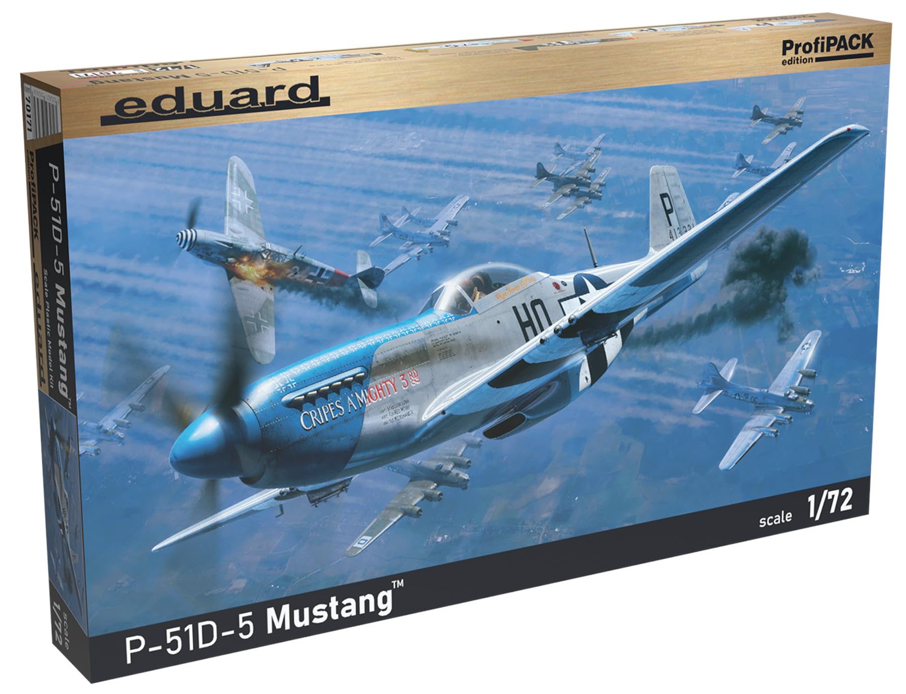 

Eduard 1/72 Profipack P-51D-5 Mustang Plastic Model Kit EDU70171