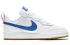 Nike Court Borough Low 2 'White Blue Red' GS BQ5448-109