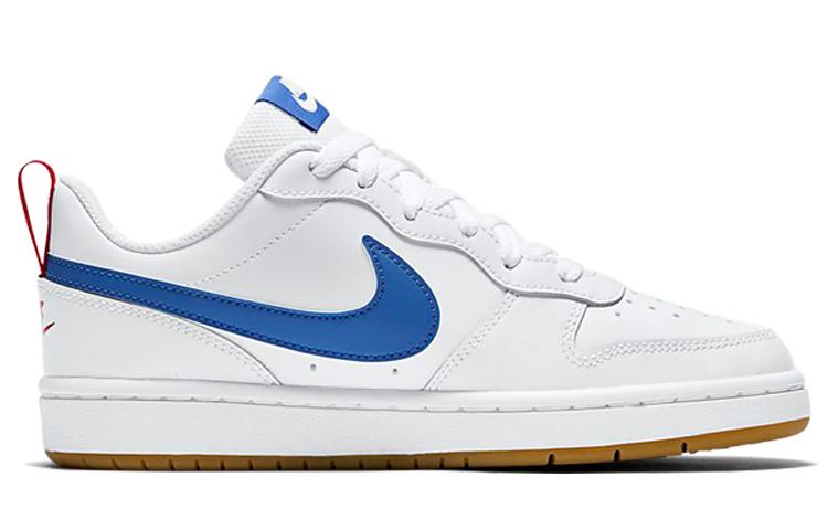 Nike Court Borough Low 2 'White Blue Red' GS BQ5448-109