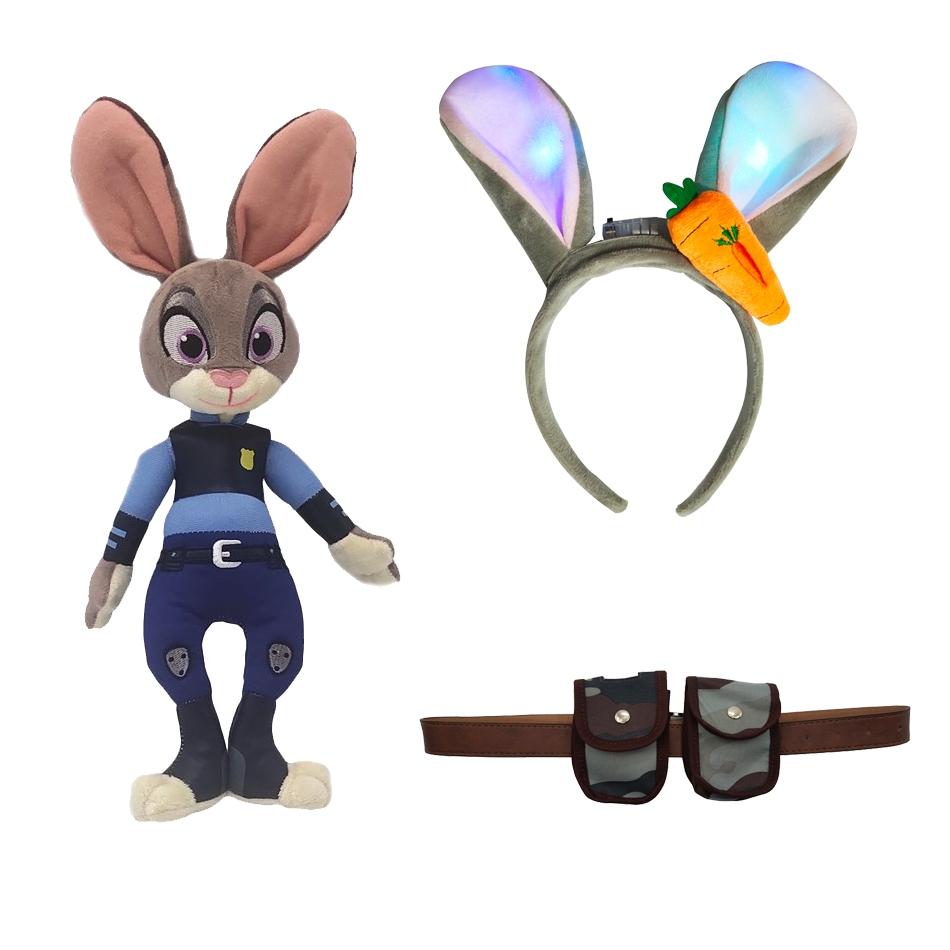 Zootopia Judy Hopps Police Officer Costume for Kids Bunny Police Outfit Full Set for Girls Halloween Party Clothes
